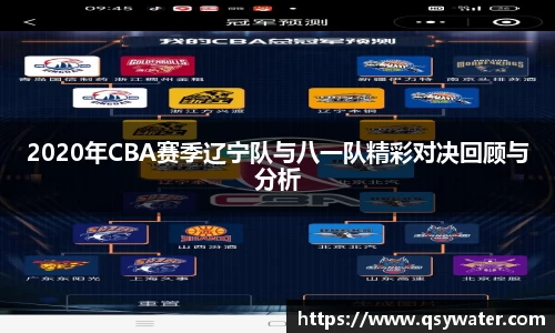 2020年CBA赛季辽宁队与八一队精彩对决回顾与分析